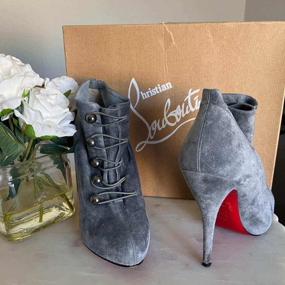Christian Louboutin Bootie Heels Size 37.5